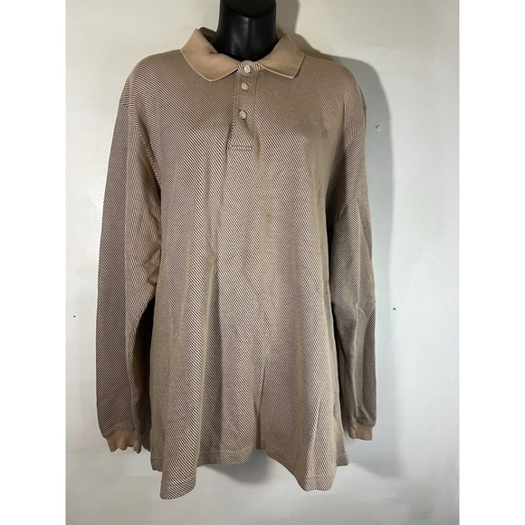 Ralph Lauren Chaps Other - Chaps Ralph Lauren Men's Large Vintage Style Cream Polo Shirt Sport Golf Office